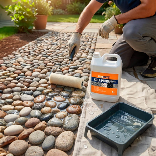 Cola Pedra Fixador de Pedras para Jardim Veda Forte [5 Litros]