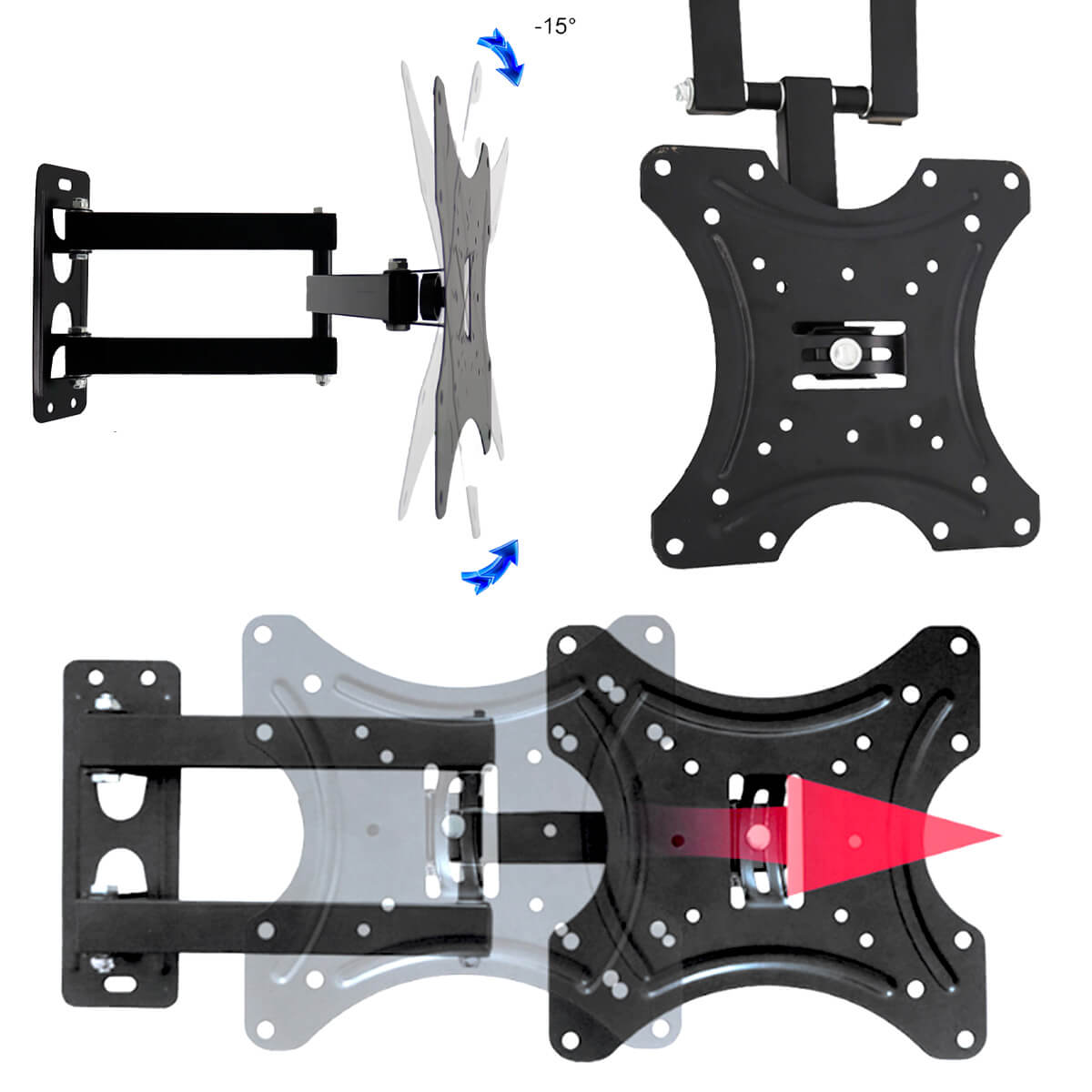 Suporte Articulado Universal para TV 26 a 55 Polegadas
